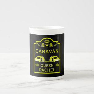 Taza De Porcelana Reina de la caravana