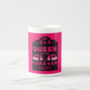 Taza De Porcelana Reina de la caravana