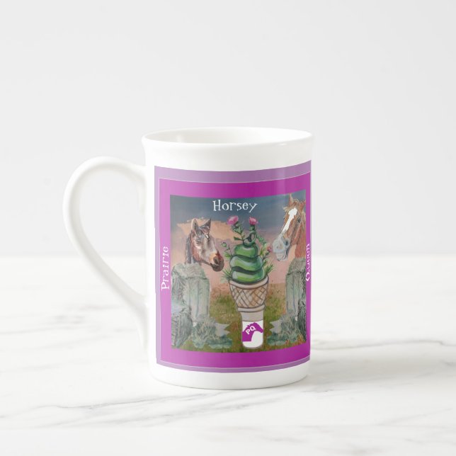 Taza De Porcelana reina de las praderas (Izquierda)