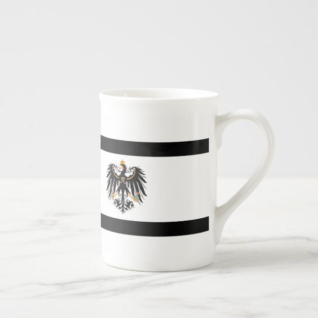 Taza De Porcelana Reino de Preussen estandarte de nacional (Derecha)