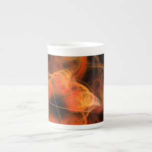 Taza De Porcelana relámpagos arte abstracto