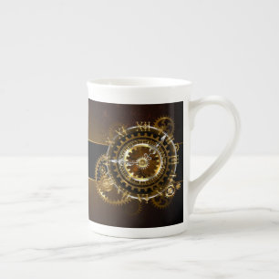 Taza De Porcelana Reloj de vapor con engranajes antiguos