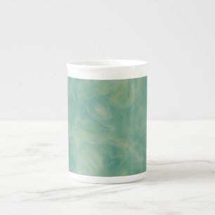 Taza De Porcelana resumen de mármol verde