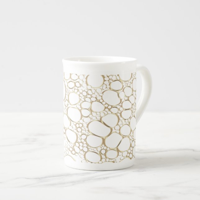 Taza De Porcelana Resumen del trabajo digital 4 (Derecha)