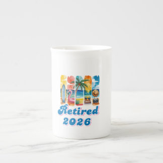 Taza De Porcelana Retiro de playa tropical