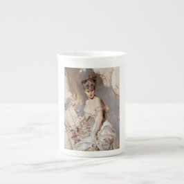 Taza De Porcelana Retrato de Alice Regnault (Belleza Femenina Elegan