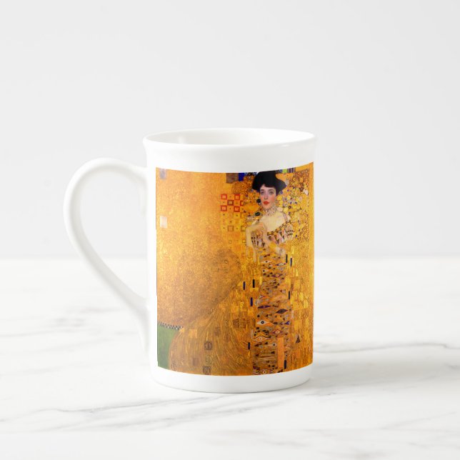 Taza De Porcelana Retrato de Gustav Klimt de Adele Bloch Bauer (Izquierda)