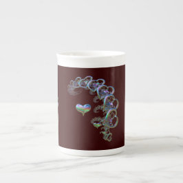 Taza De Porcelana Ritmo del corazón