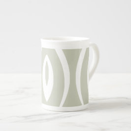 Taza De Porcelana Ritmo natural Minimalista