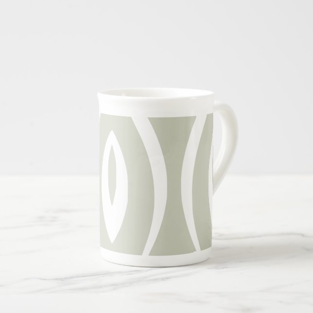 Taza De Porcelana Ritmo natural Minimalista (Derecha)