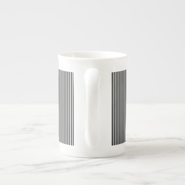 Taza De Porcelana Ritmo vertical (Espalda)