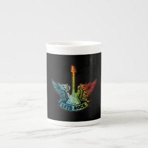Taza De Porcelana Rock Legend Rock and Roll Music Guitar