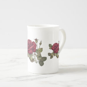 Taza De Porcelana Rosa Mug