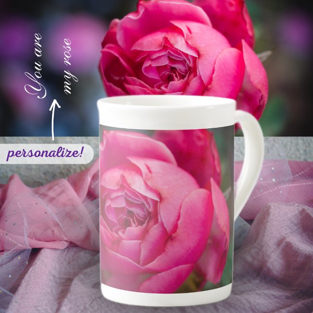 Taza De Porcelana Rosa rosa grande (Subido por el creador)