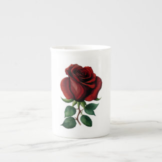 Taza De Porcelana Roses rojos