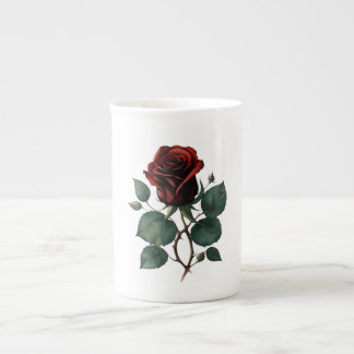 Taza De Porcelana Roses rojos