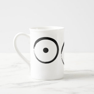 Taza De Porcelana Rótulo solar astrológico - Budismo Círculo Zen 1