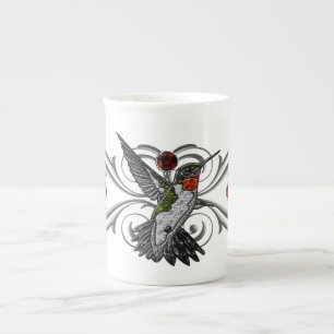 Taza De Porcelana Ruby Throed Hummingbird