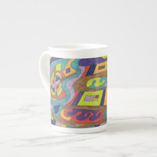 Taza De Porcelana "Ruido alegre" Resumen