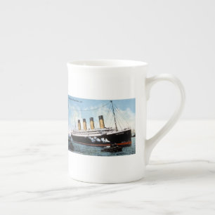 Taza De Porcelana S.S. Olympic Star, White Star Line, 1913