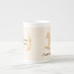 Taza De Porcelana "Saddle Up" Boho Western Baby Shower