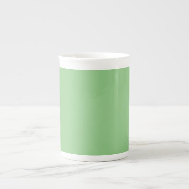 Taza De Porcelana Sage, Light Moss Green Specialty Mug (Frente)