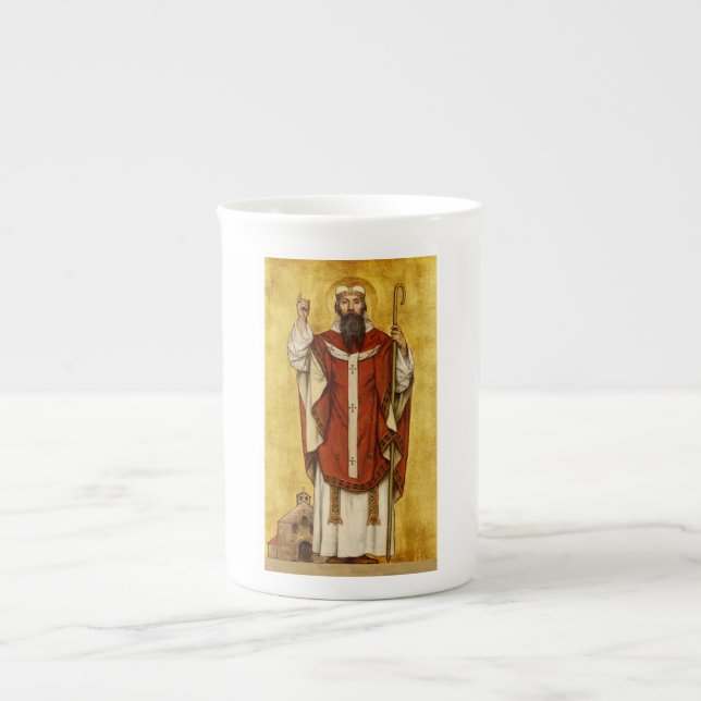 Taza De Porcelana Saint Boniface de Albrecht de Vriendt (Frente)
