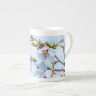 Taza De Porcelana Sakura - Florecimiento de cerezo japonés
