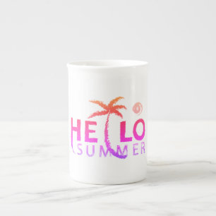 Taza De Porcelana Saludo