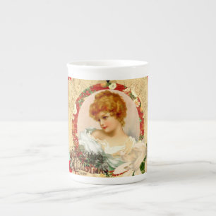 Taza De Porcelana Saludos de Navidad