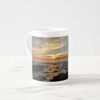 Taza De Porcelana San Diego Sunset I California Seascape