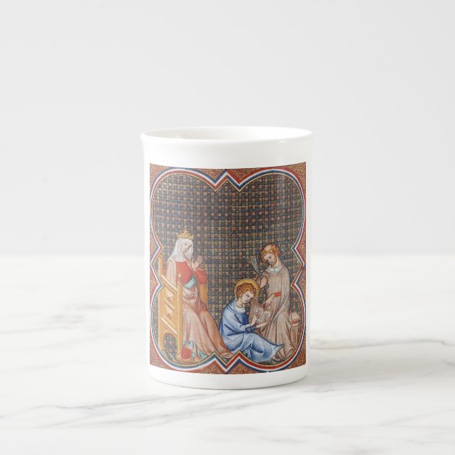 Taza De Porcelana San Luis IX de Francia (Frente)