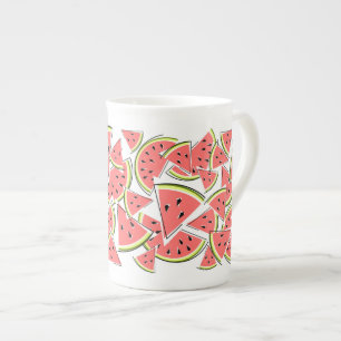 Taza De Porcelana Sandía