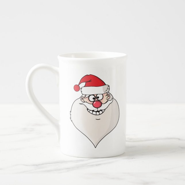 Taza De Porcelana Santa Claus Funny Personalizado Mugs (Izquierda)