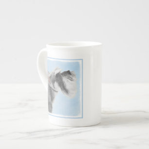 Taza De Porcelana Schnauzer (gigante, estándar) 2 que pintan - arte