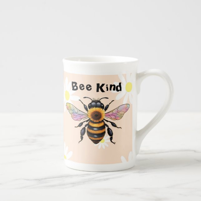 Taza De Porcelana Sé amable (Derecha)