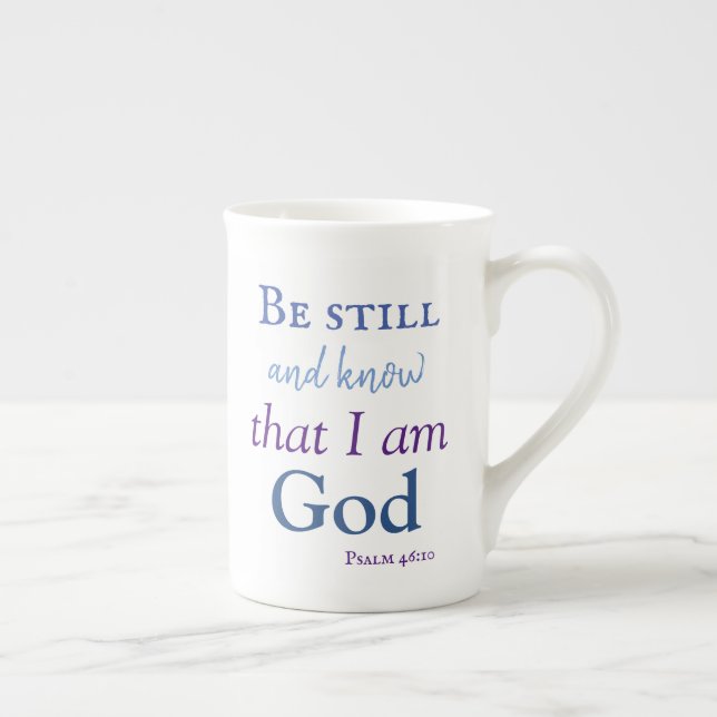 Taza De Porcelana Sé que soy Dios (Derecha)