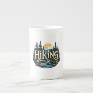 Taza De Porcelana Seek Adventure Vacaciones acampando en la naturale