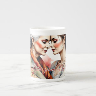 Taza De Porcelana Seguridad y amor: ¡Feliz Día de la Madre!