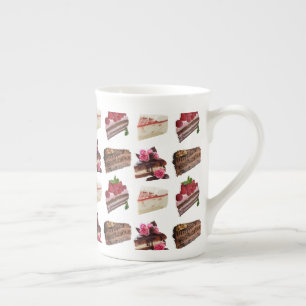 Taza De Porcelana Selección de Amantes de la Tarta