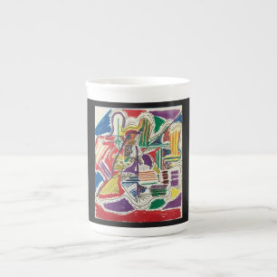 Taza De Porcelana Sencillez Resumen Hueso China Mug