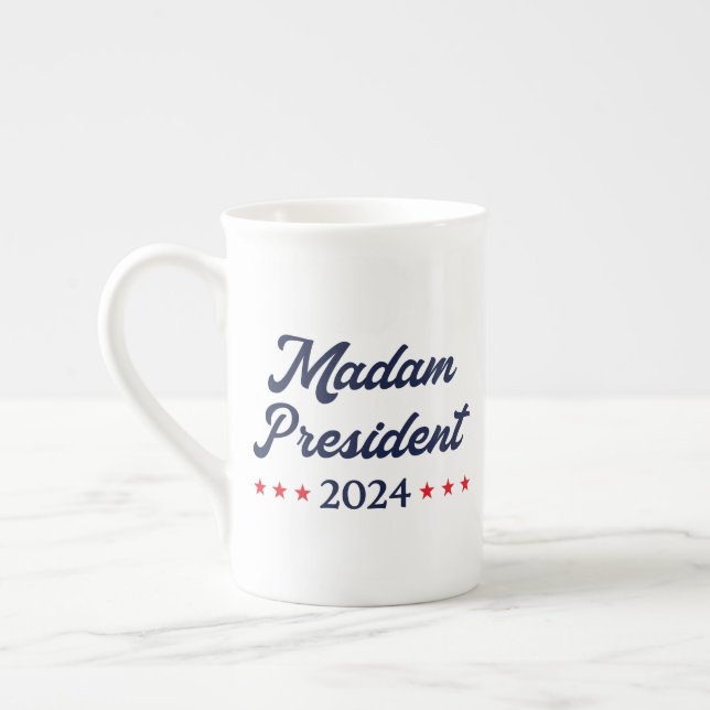 Taza De Porcelana Señora Presidenta 2024 I - Kamala Harris (Izquierda)
