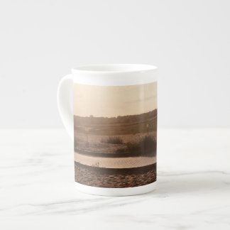 Taza De Porcelana Sepia Beach Mug