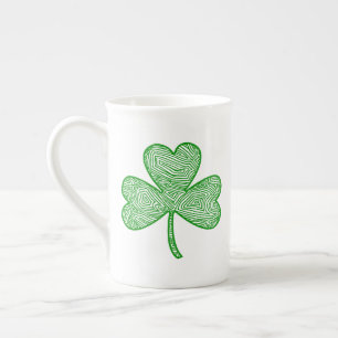 Taza De Porcelana Shamrock