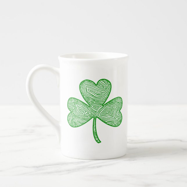 Taza De Porcelana Shamrock (Izquierda)