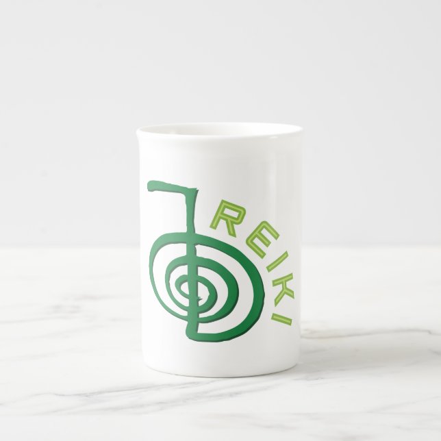 Taza De Porcelana Símbolo de Reiki (Frente)