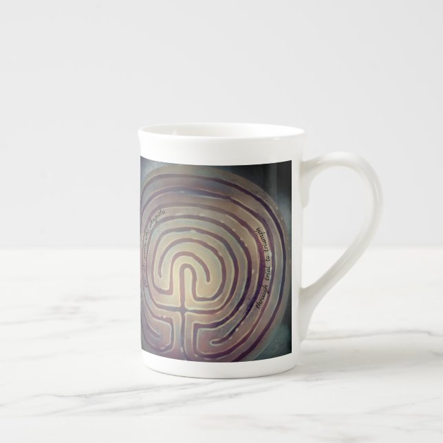Taza De Porcelana Símbolo laberíntico magia Mug (Derecha)