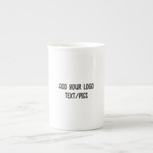 Taza De Porcelana Simple minimalista elegante gracias personalizado