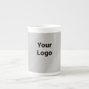 Taza De Porcelana simple mínimo añadir el texto monograma foto cof