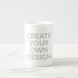 Taza De Porcelana Simplemente - Cree su propio 